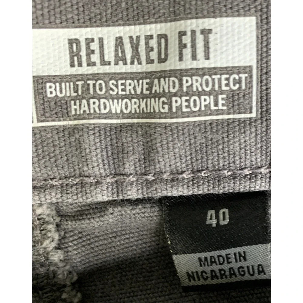 Carhartt Shorts Mens 40 Waist 38 Gray Relaxed Fit Rugged Flex Lightly Distressed